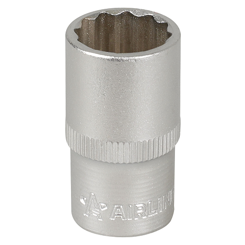 Головка торцевая 1/2"DR двенадцатигранная 16мм, L=38мм пласт.подвес