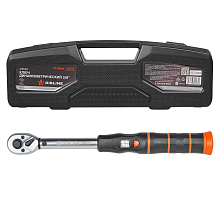 Ключ динамометрический 3/8" 10-50Нм PRO, шкала в окошке, кейс