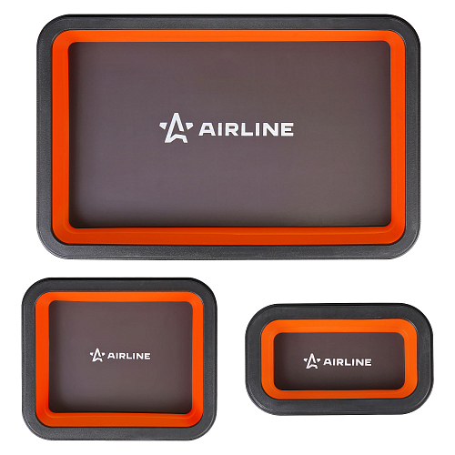 Лоток магнитный силиконовый складной для крепежа, набор 3пр.