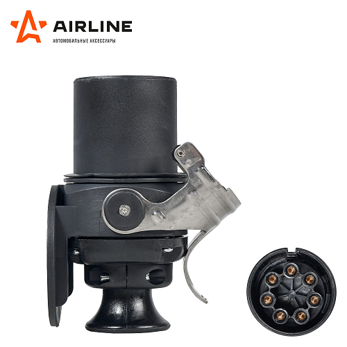 Вилка прицепа/тягача 24В ABS/EBS 7 контактов пластик