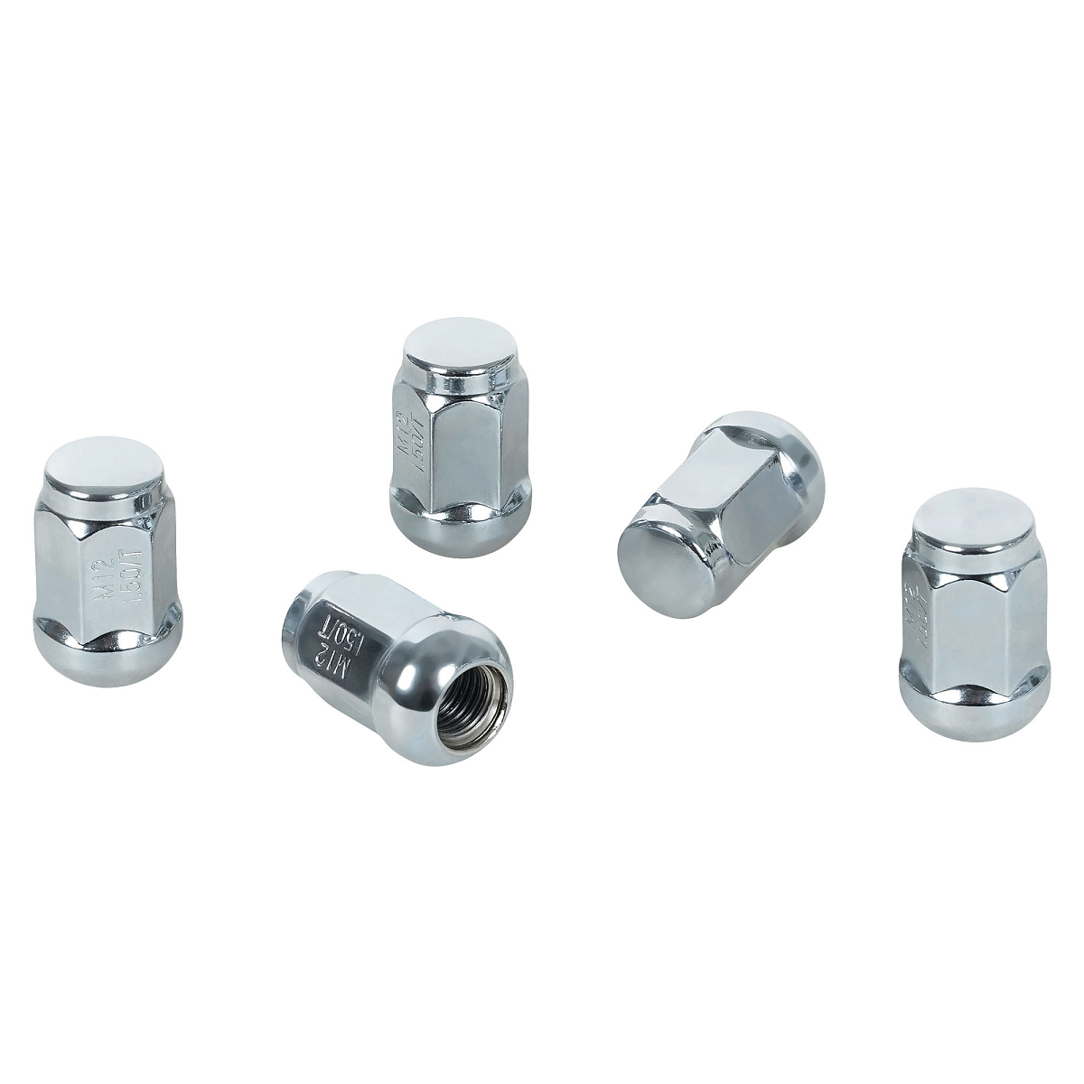 Гайка колесная M12x1,5x34,5, сфера R12, ключ 19, закрытая, хром, 20 шт для а/м Honda