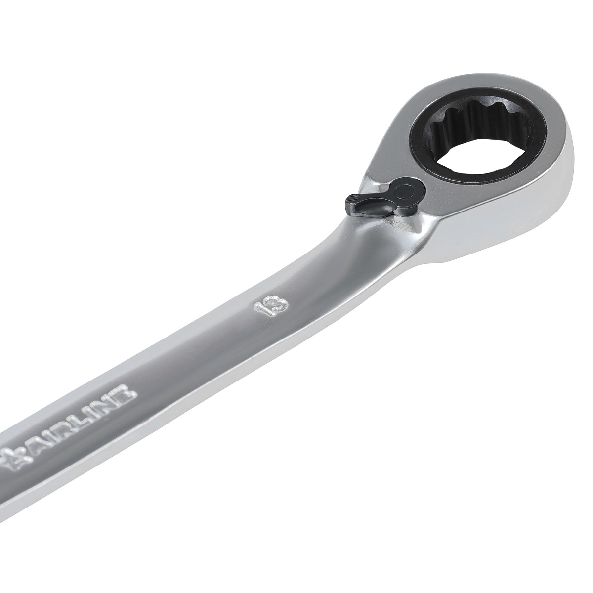 Ключ комбинированный трещоточный с переключателем 13мм PRO, пласт.подвес