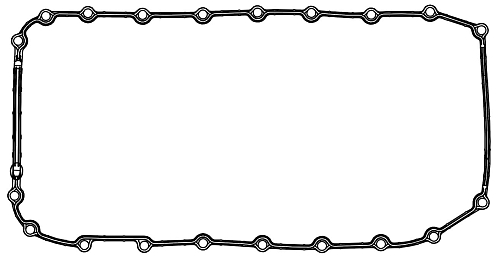Прокладка поддона картера для а/м Лада Largus (12-)/Renault Logan (04-) 1.6i (силикон)