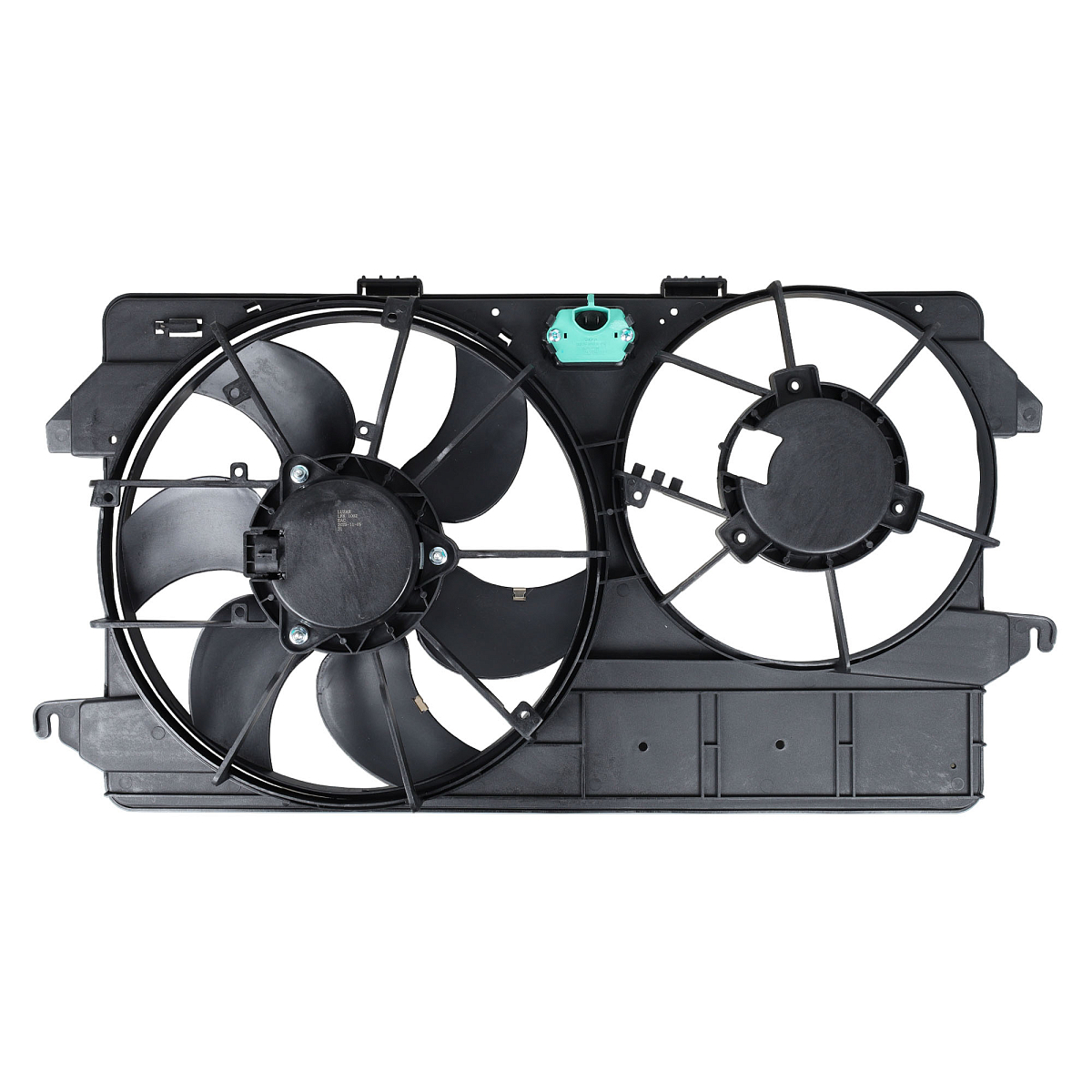 Электровентилятор охлаждения для автомобилей Ford Tourneo Connect (02-) 1.8i/1.8d A/C+(c кожухом и резистором)