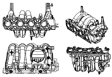 Коллектор впускной для а/м Лада Largus (12-)/Renault Logan (04-) 8V