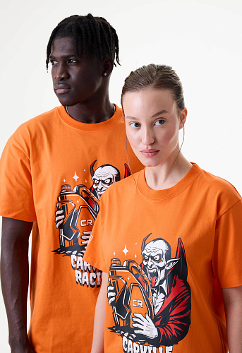 Футболка взрослая CR оранжевая