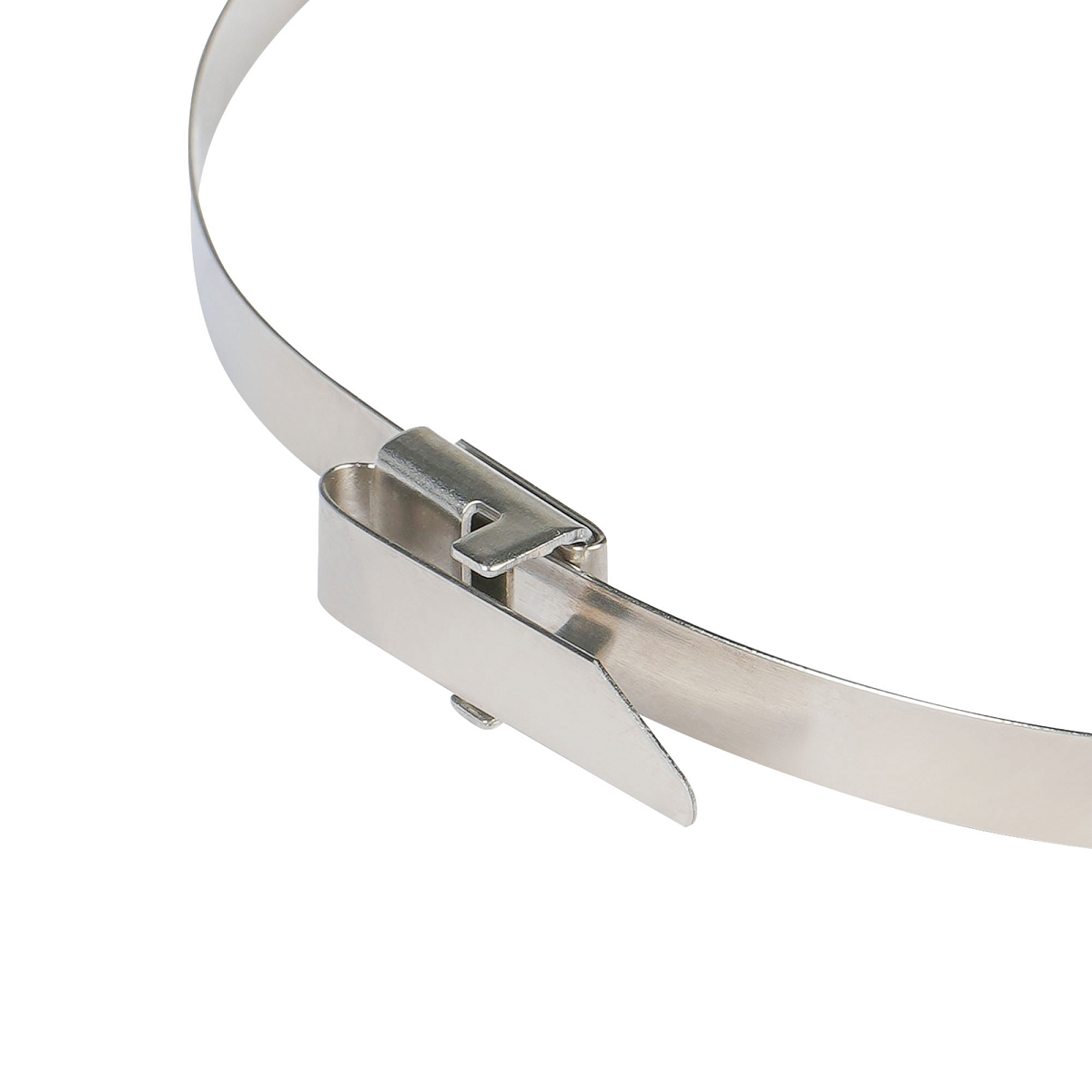 Хомут ленточный L350/6,4мм для пыльника ШРУСа, зажим, W4(304 нерж.)