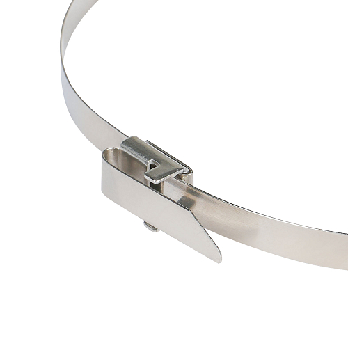 Хомут ленточный L350/6,4мм для пыльника ШРУСа, зажим, W4(304 нерж.)