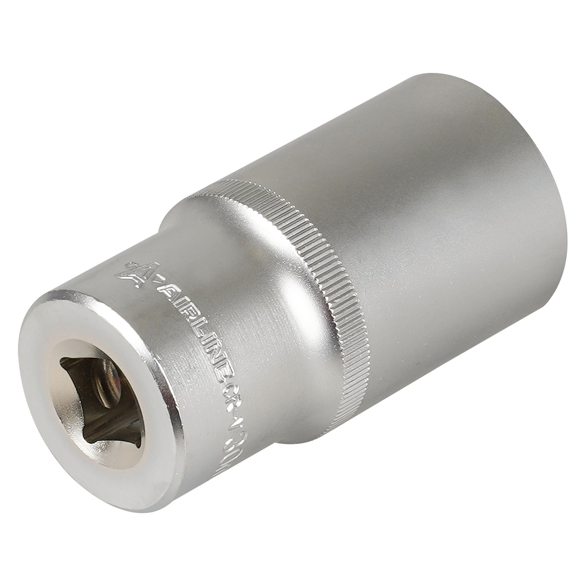 Головка торцевая 1/2"DR двенадцатигранная 30мм, L=78мм пласт.подвес