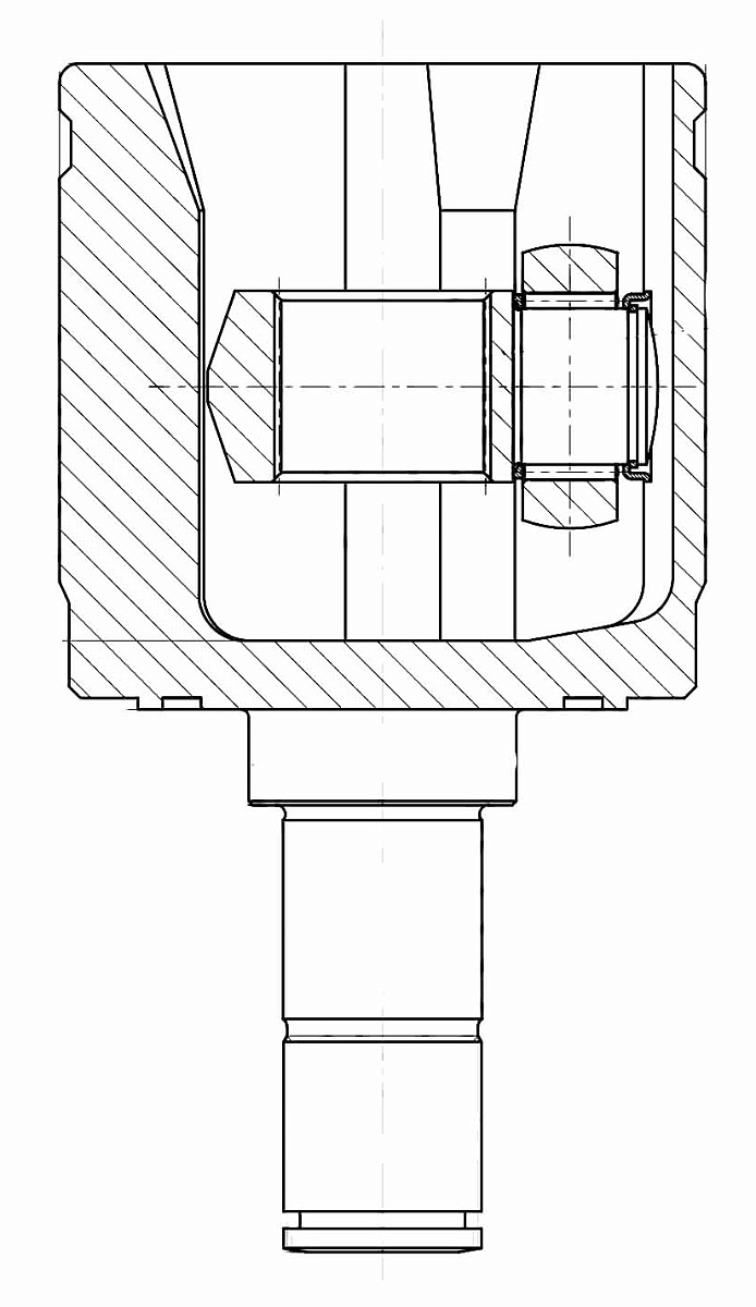 ШРУС внутренний левый для автомобилей Honda Accord (08-) 2.0i/2.4i 6MT