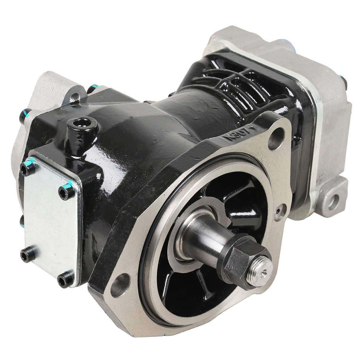 Компрессор воздушный для автомобилей ПАЗ, МАЗ c дв. ЯМЗ-534,536 (1 цилиндр) (аналог LK3894)