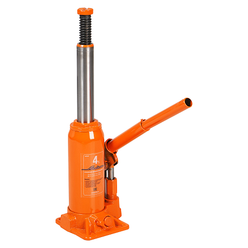 Домкрат бутылочный 4т 200-380мм, кейс