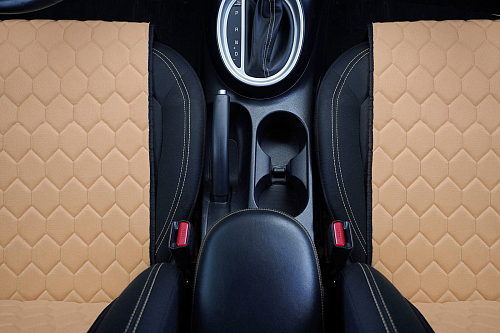 Накидки "Алькантара", передние (2 шт.), бежевые