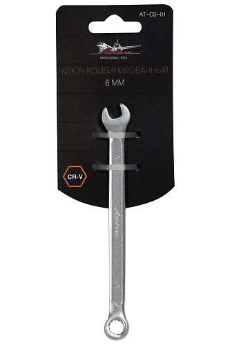 Ключ комбинированный 6мм PRO, пласт.подвес