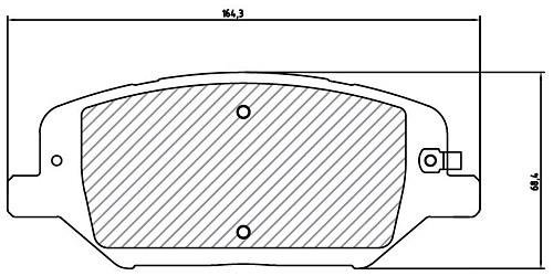 Колодки тормозные дисковые передние (керамические) для автомобилей Zeekr 009 (22-) [серия PRO]