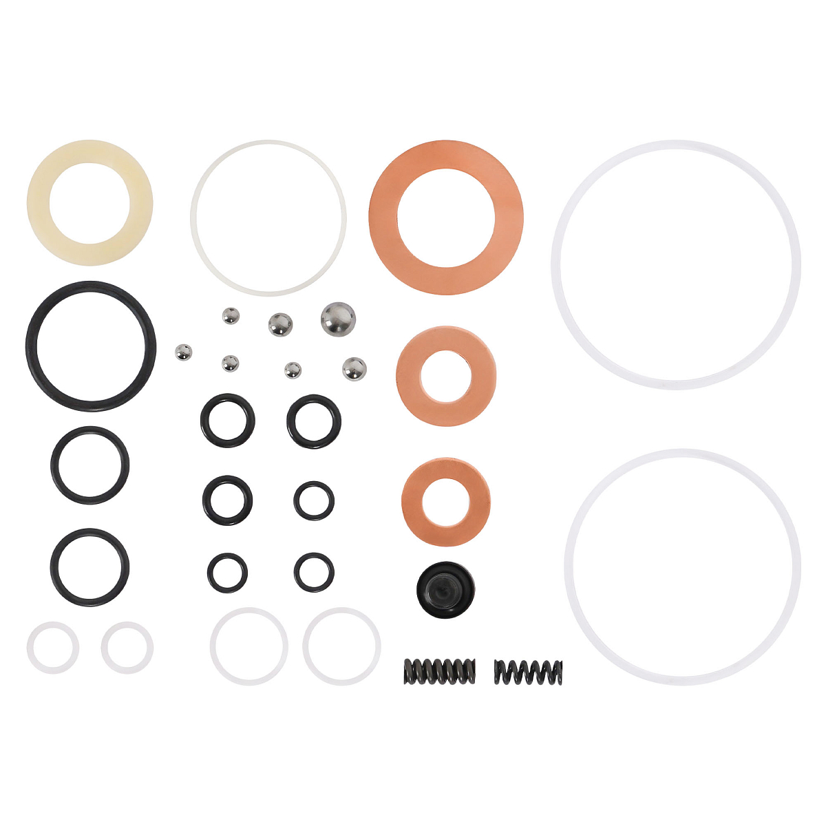 Комплект ремонтный для подкатного домкрата INDUSTRY 4т AJ4FI500 (кольца, пружина, шар)