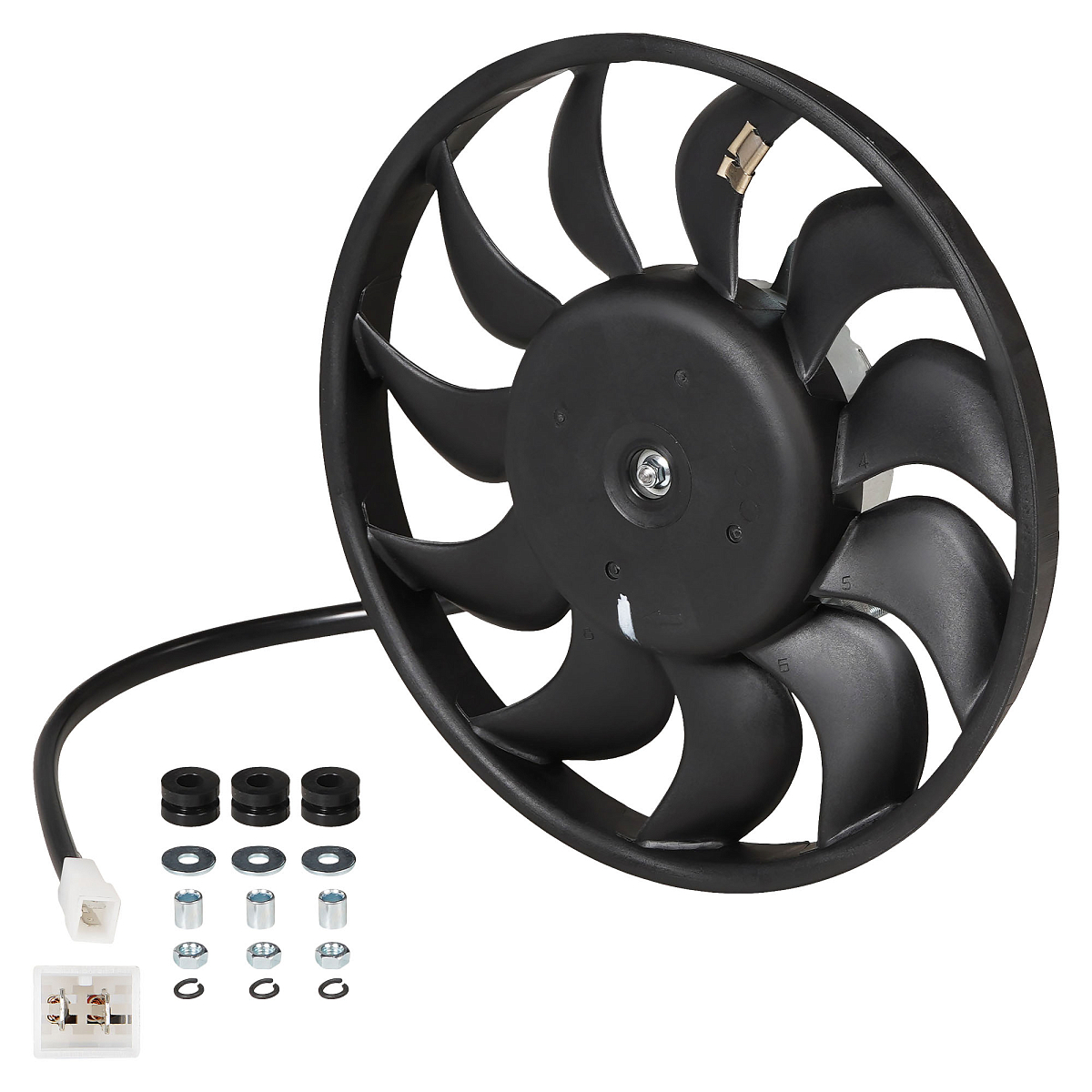 Электровентилятор охлаждения для автомобилей 2103-2110 (без кожуха)