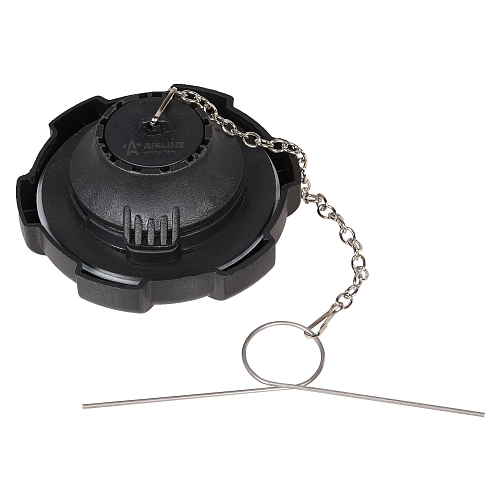 Крышка бензобака 80мм с замкоми цепочкой, пластиковая/металлическая для а/м Volvo/MAN/Renault/Mercedes-Benz/DAF/Ford