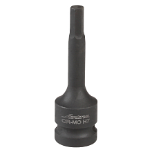 Головка ударная торцевая 1/2"DR внешний шестигранник H7, L=78мм