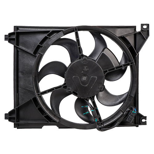 Электровентилятор кондиционера для автомобилей Hyundai Sonata (EF) (98-) (с кожухом) (4-х конт.)