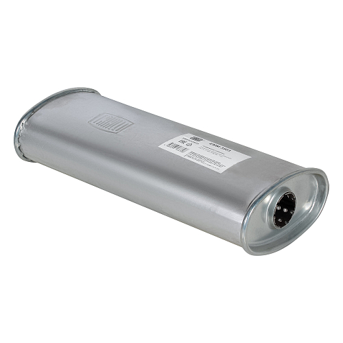 Глушитель универсальный (овальный) 97х171, L=400, d=42 (алюминизированная сталь)