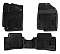 Ковры для Hyundai Solaris I (10-17), 4 шт., (крепеж), выс. борт, 3D с подпятником, ТЭП, черн.