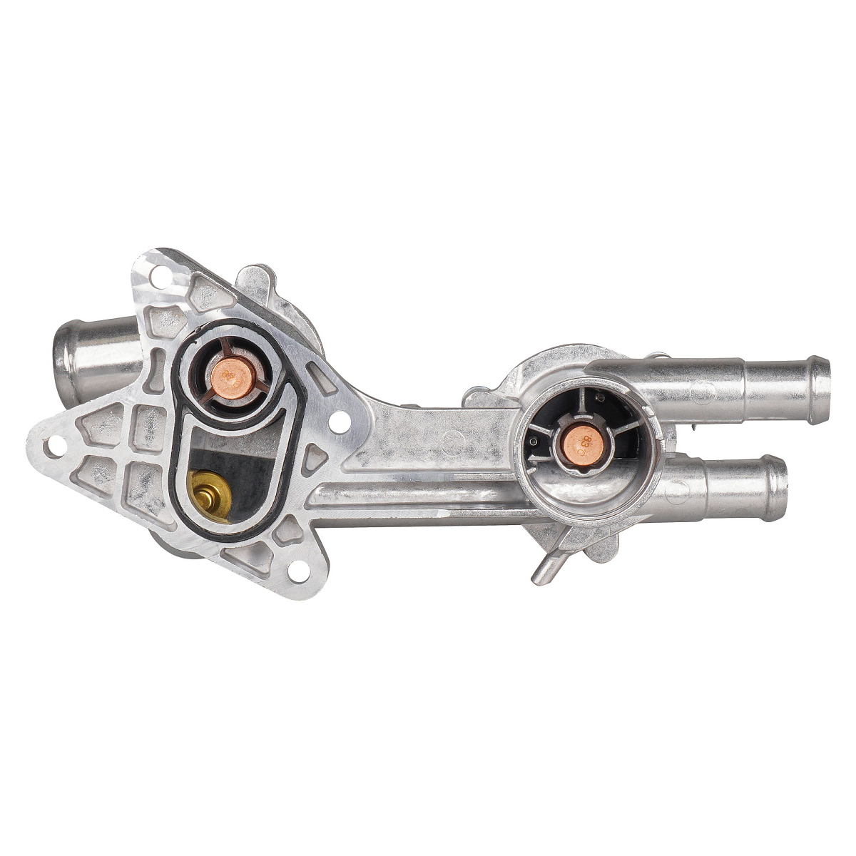 Термостат для автомобилей VW Polo Sedan (10-)/Skoda Rapid (12-) 1.6i [CFNA] (83/87°С) (с алюминиевым корпусом)