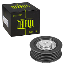 Ролик приводного ремня для автомобилей Kia Soul (08-)/Ceed (07-) 1.6d (опорный) ребристый