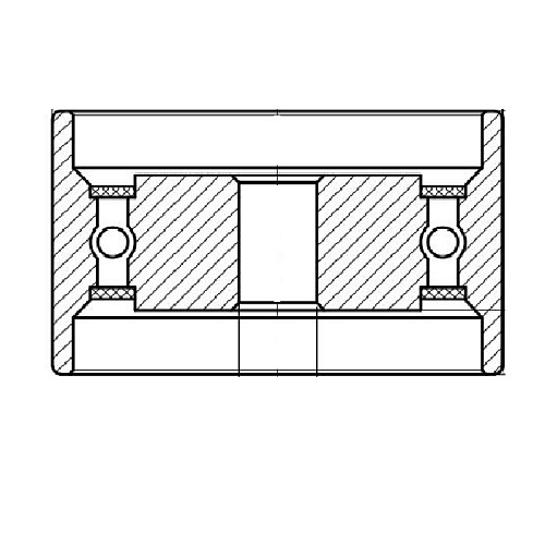 Ролик ГРМ для автомобилей Hyundai Santa Fe (00-) 2.7i (натяжной)