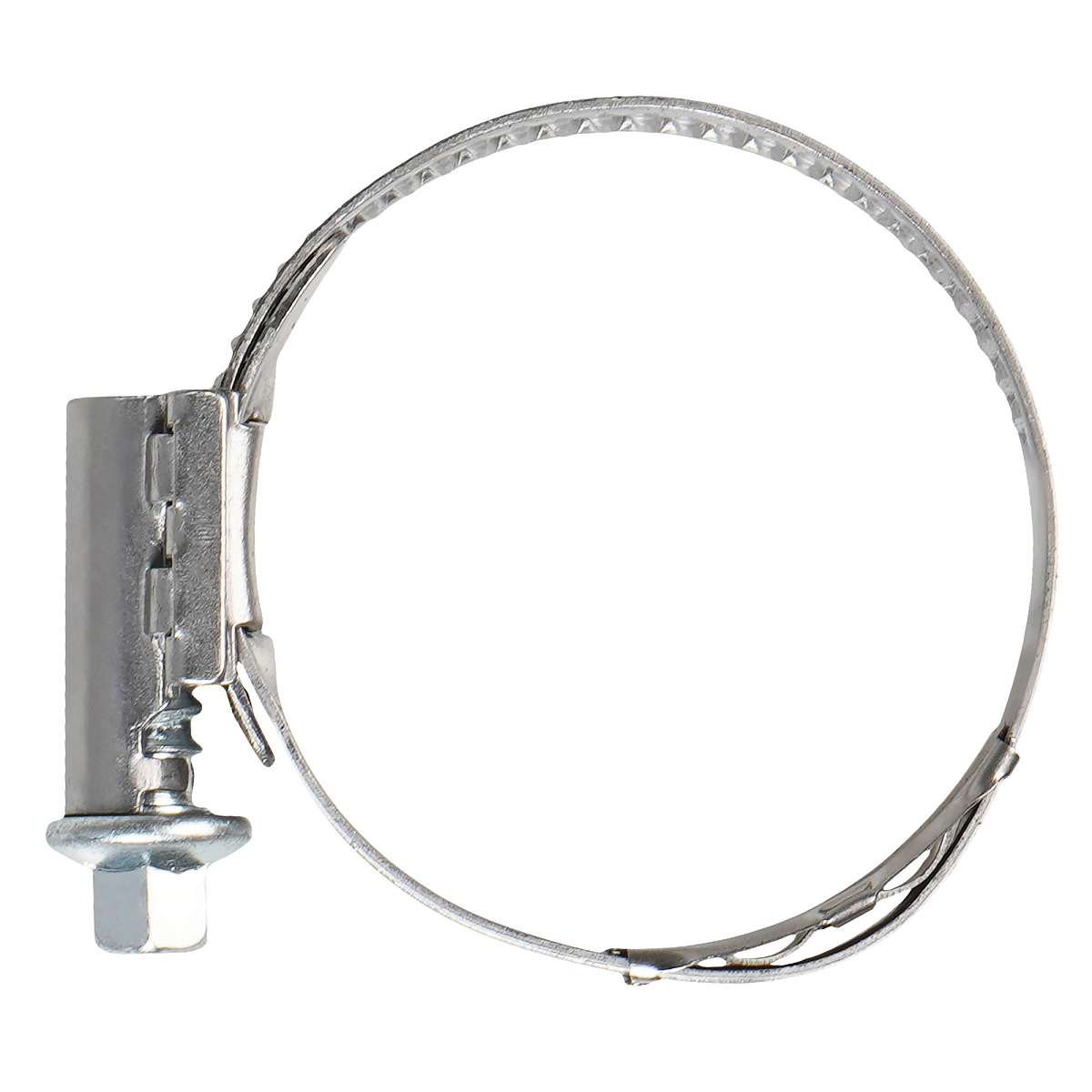 Хомут червячный 30-45/12мм с пружинной вставкой, W2 (нерж.)