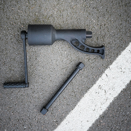 Гайковерт механич. 1"DR 4800Нм 1:56, 370мм пласт.кейс