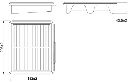 Фильтр воздушный для автомобилей Infiniti M (10-) 2.5/3.7i