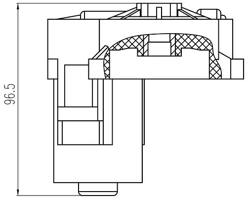 Электродвигатель стояночного тормоза для автомобилей VW Tiguan (16-)/Skoda Kodiaq (16-) левый (диск 310x22)