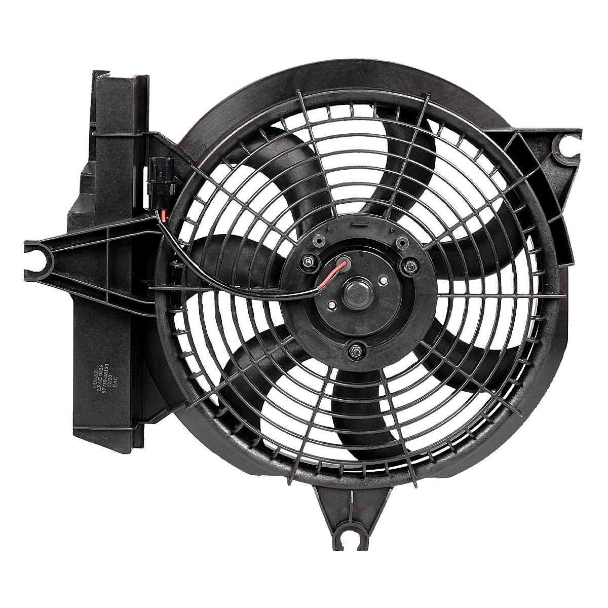Электровентилятор кондиционера для автомобилей Hyundai Santa Fe (00-) (с кожухом)