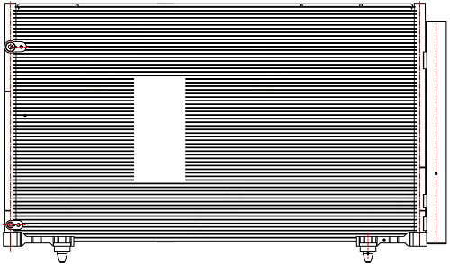 Радиатор кондиционера для автомобилей Lexus RX (08-) 2.7i/3.5i