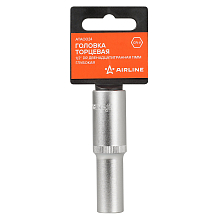 Головка торцевая 1/2"DR двенадцатигранная 11мм, L=78мм пласт.подвес