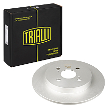 Диски тормозные для автомобилей Toyota Yaris (05-) (а / м c ABS) задний d=259 окрашенный