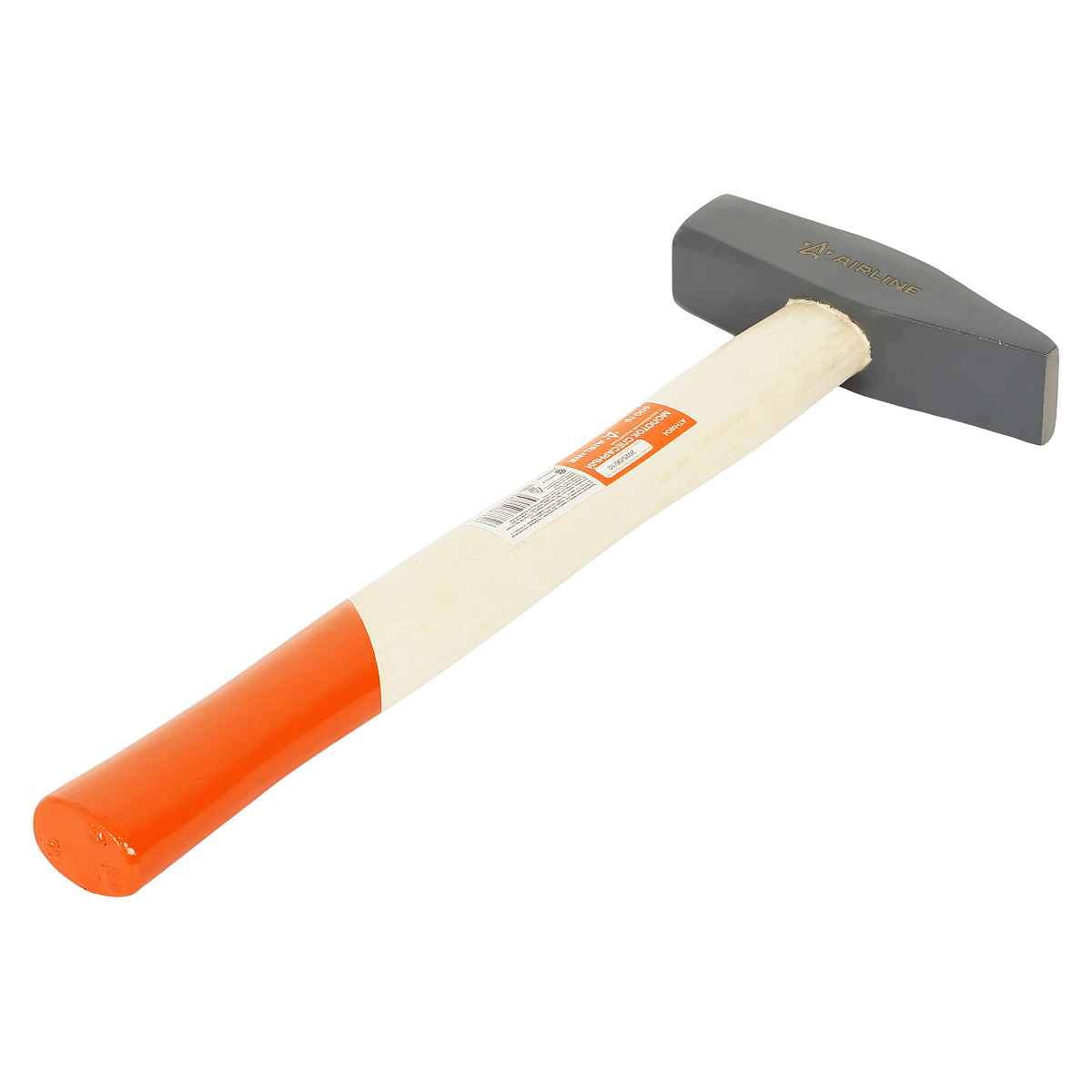 Молоток слесарный с деревянной рукояткой 600гр