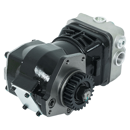 Компрессор воздушный для автомобилей КАМАЗ, ЛИАЗ (1 цилиндр) (н/о c 2011г., аналог K039634N50)