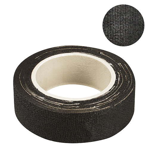 Изолента ХБ на тканевой основе, 50 г., прорезиненная, (19мм*0,4мм*4м), черная