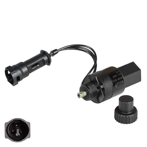 Датчик скорости (GM, 6 импульсов, с проводом, круглый разъем) для автомобилей Лада 2110-2112/2113-2115