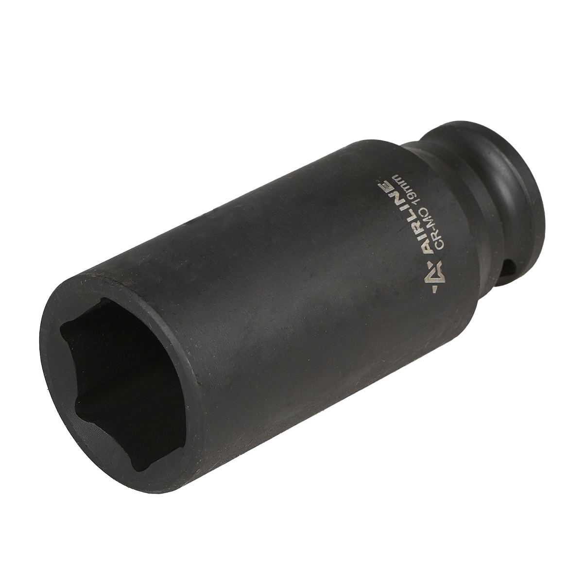 Головка ударная торцевая 3/8"DR шестигранная глубокая 19мм, L=65мм