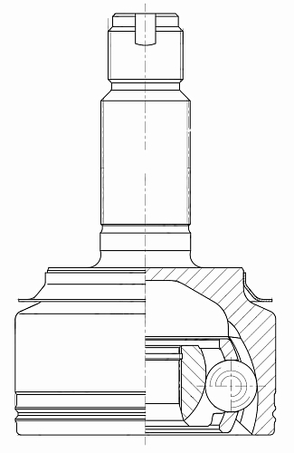 ШРУС наружный передний для автомобилей Honda CR-V (12-) 2.4i AT 4WD