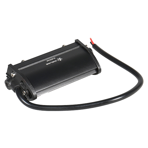 Фара светодиодная (балка) однорядная, 1COB (12LED), дальний свет, 6Вт, 108x30x47мм, 12/24В