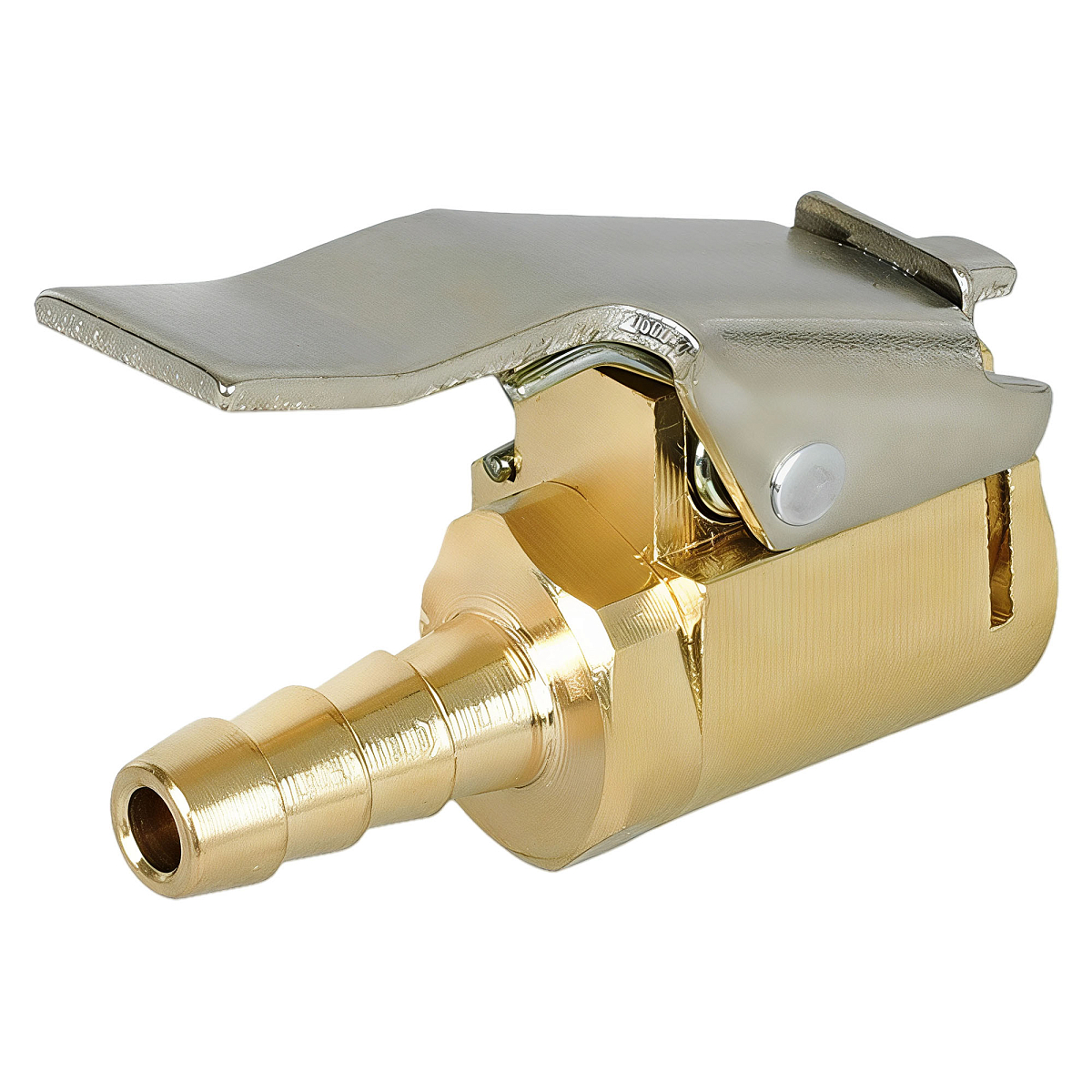 Наконечник подкачки AC-01 Cu, штуцер елочка, D6*15 мм, латунь