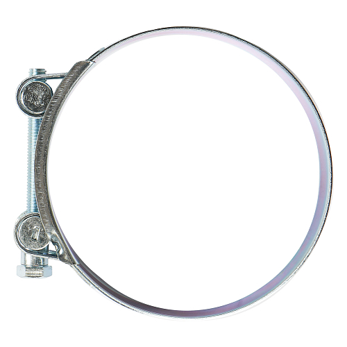 Хомут силовой 113-121/24мм, шарнирный, W1(оцинк.)