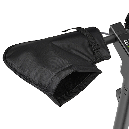 Муфты-варежки (рукавицы) на руль мото-электротехники, велосипеда, самоката, черные