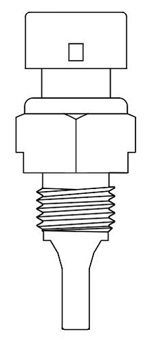 Датчик температуры для а/м ГАЗ/КАМАЗ с дв. Cummins ISF2.8/ISF3.8/6ISBe/4ISBe