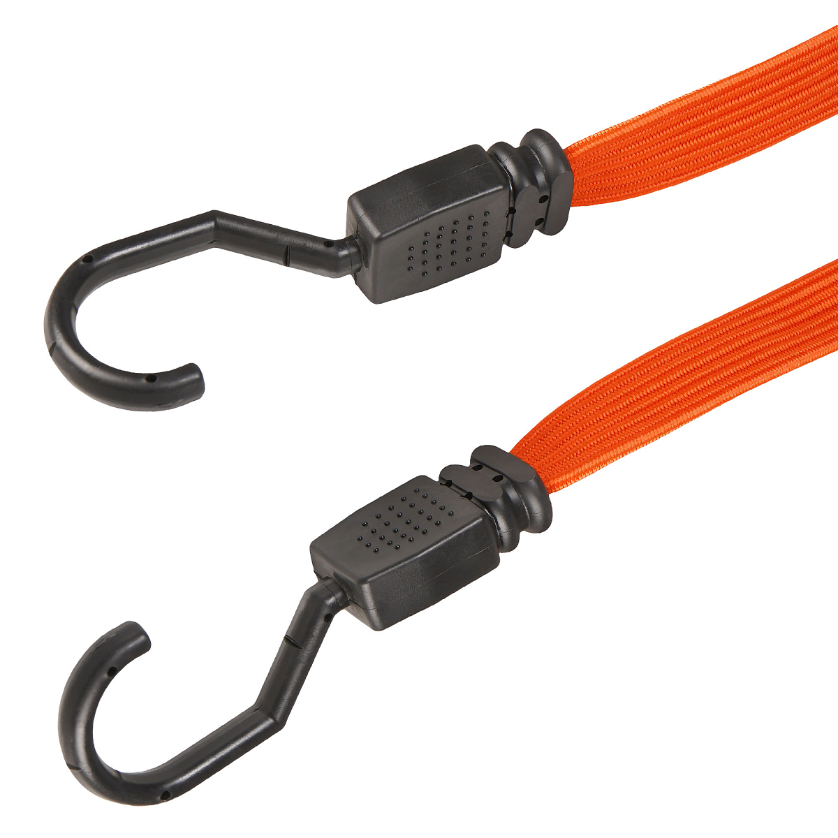 Резинки-стяжки (эластичные) набор 2 шт. 120 см, 20 мм (пластиковые крючки)