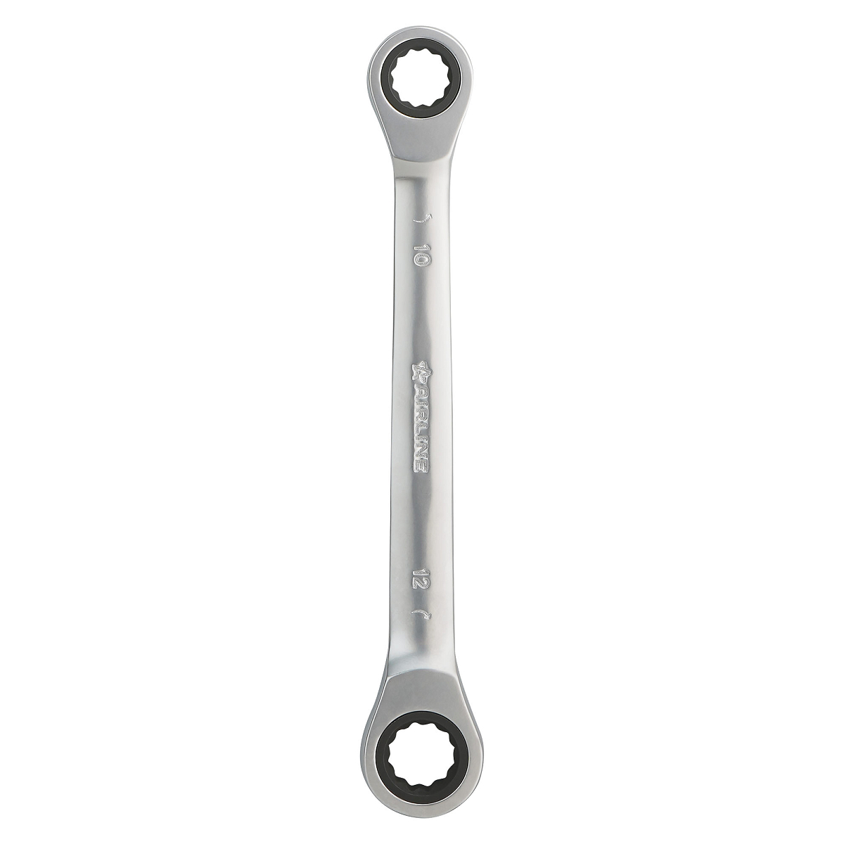 Ключ накидной трещоточный 10х12мм PRO, пласт.подвес